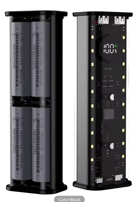 Павербанк Корпус 100 Ват Powerbank DIY 4 21700 18650 Li-Ion АКБ АКЦІЯ!