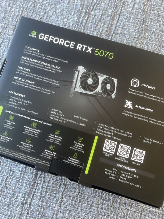 Placa Gráfica MSI NVIDIA GeForce RTX 5070