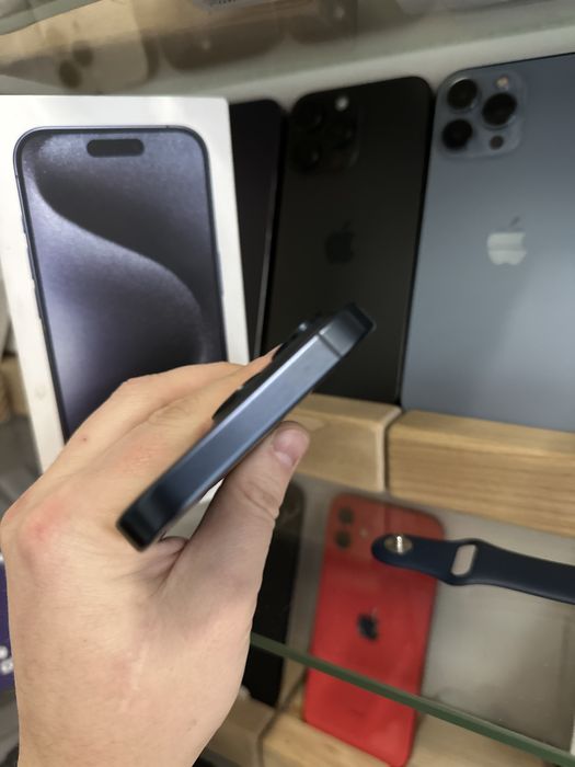  iPhone 15 Pro 512gb Blue Titanium Neverlock Відмінний стан