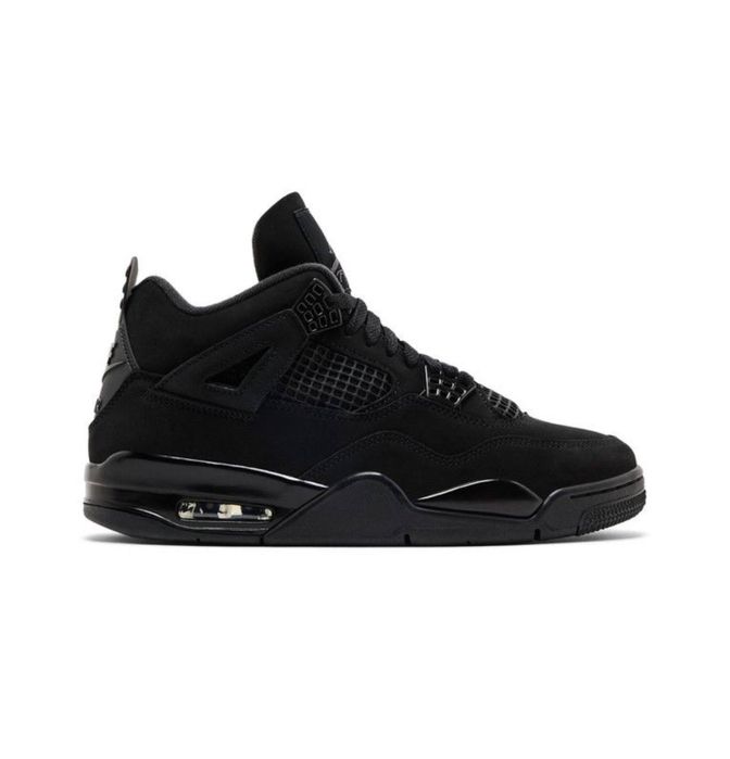 Кроссовки Air Jordan 4 Retro Black Cat Найк Джорданы Nike Оригинал