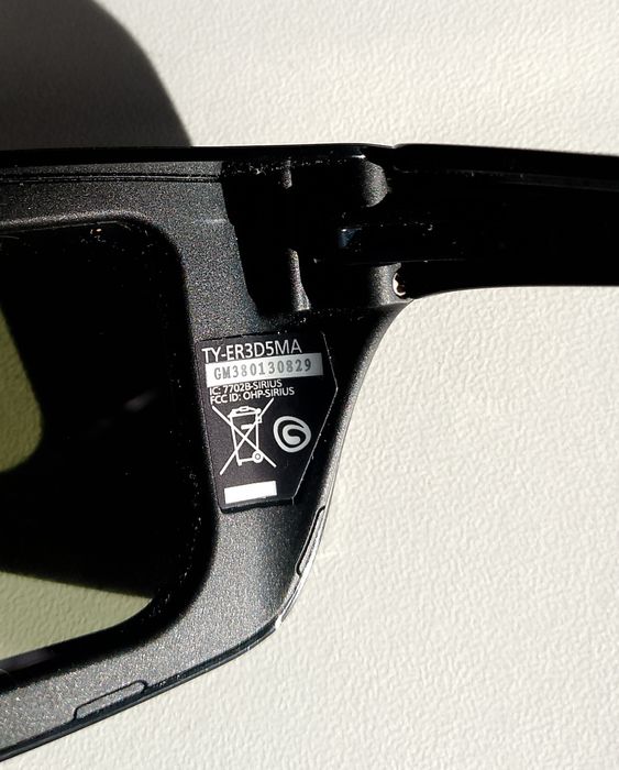 Panasonic okulary 3D, plazma