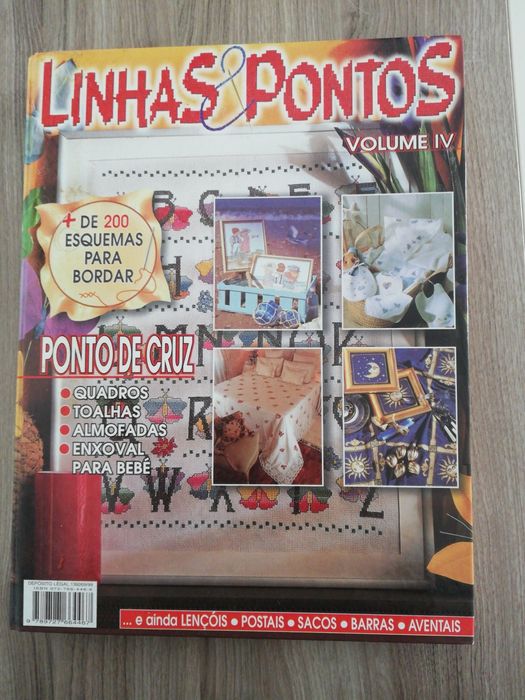 Livro Linhas e Pontos ponto de cruz