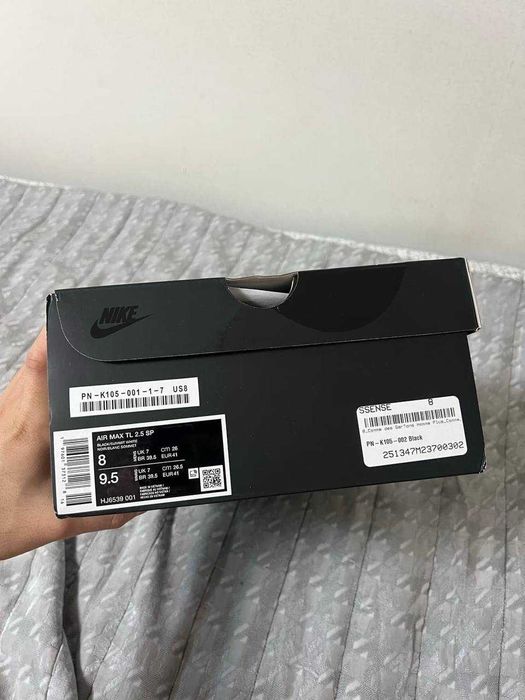 (БЕЗ ПЕРЕДОПЛАТИ)Nike Air Max x CDG TL 2.5 найк аір макс тл чорні