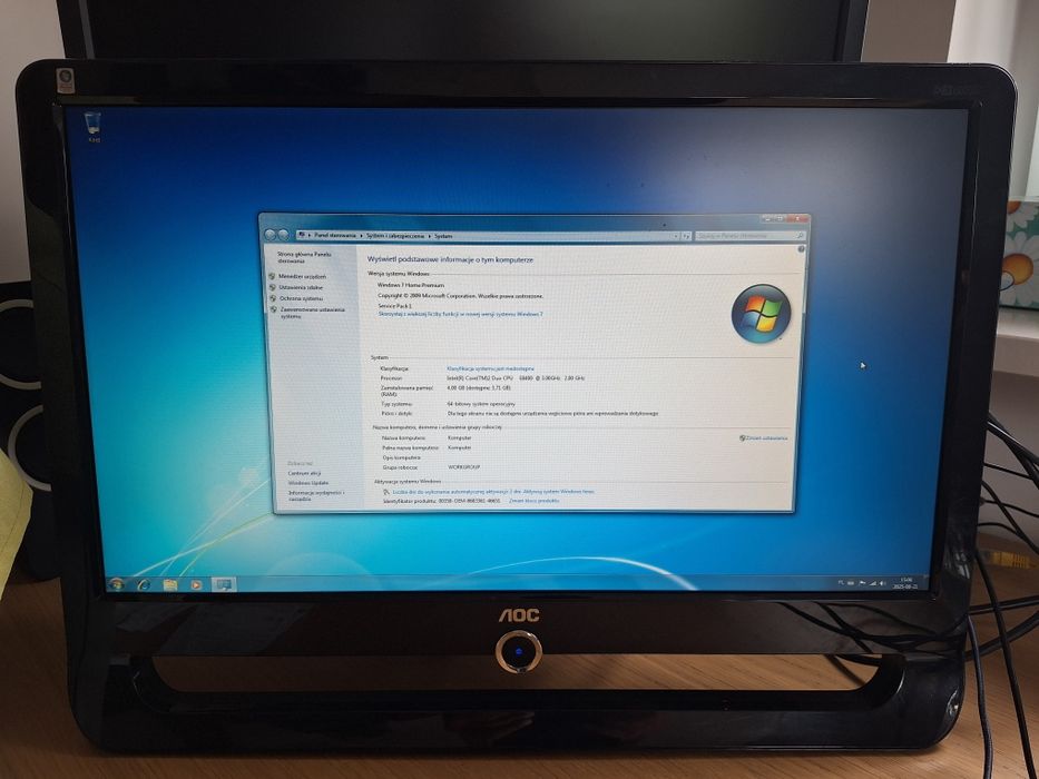 Komputer HP Core2Duo 3.0GHz, 4GB RAM, 500GB HDD, DVD-RW + monitor 22'