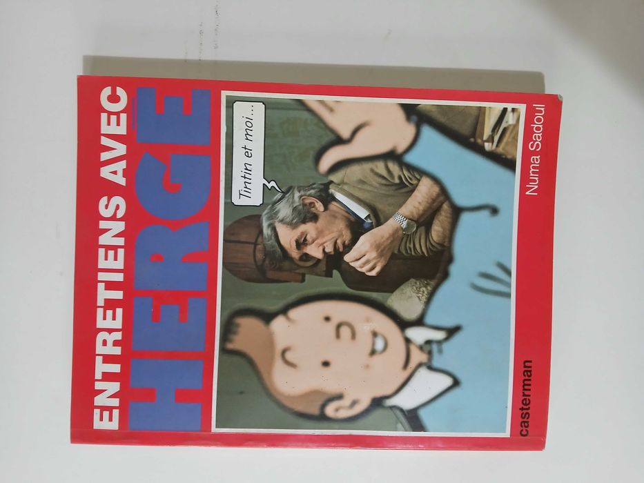 Entretiens avec hergé tintin et moi numa sadoul