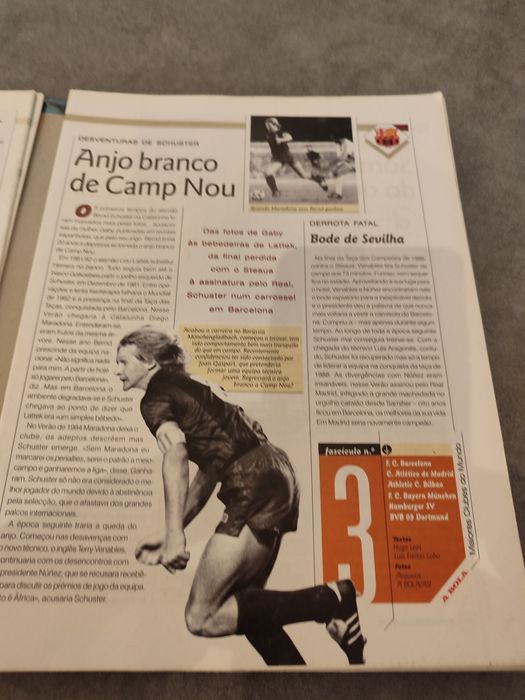 Colecção jornal A Bola fascículos Melhores Clubes do Mundo