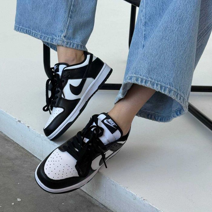 Кроссовки Nike Dunk Low Retro White Black Panda 36-45 Хит Сезона