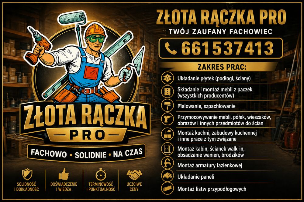 Różne prace związane z wykańczaniem mieszkania Rzeszów/okolice