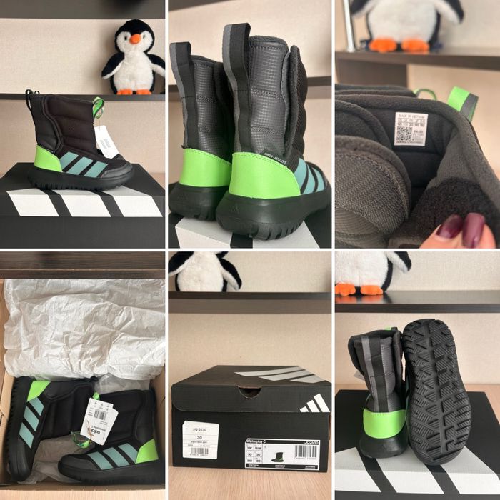 Adidas чобітки дитячі зима Winterplay Kids_розмір 30