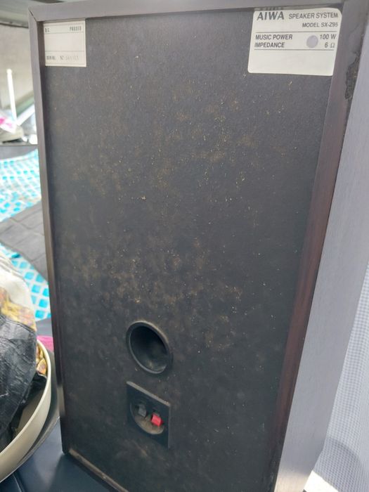 Coluna aiwa tres vias c/ nova