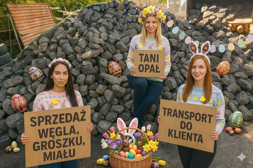 Węgiel Orzech, Kostka, Groszek, Miał, Koks Luzem/Workowany TRANSPORT