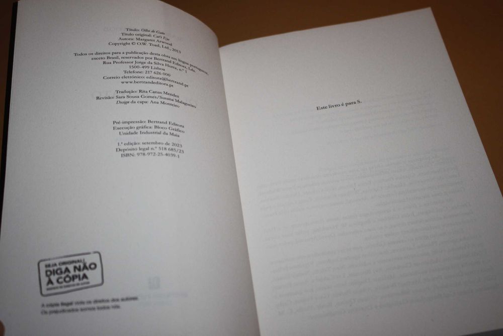 Olho de gato // Margaret Atwood