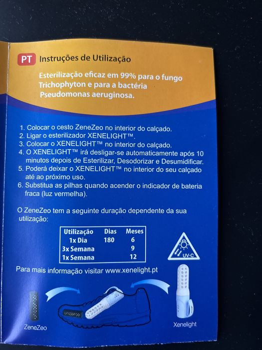 Esterilizador de sapatos