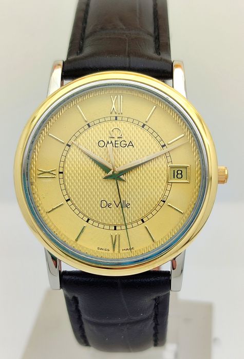 Klasyczna Omega Prestige De Ville  - stal i złoto 18k .
