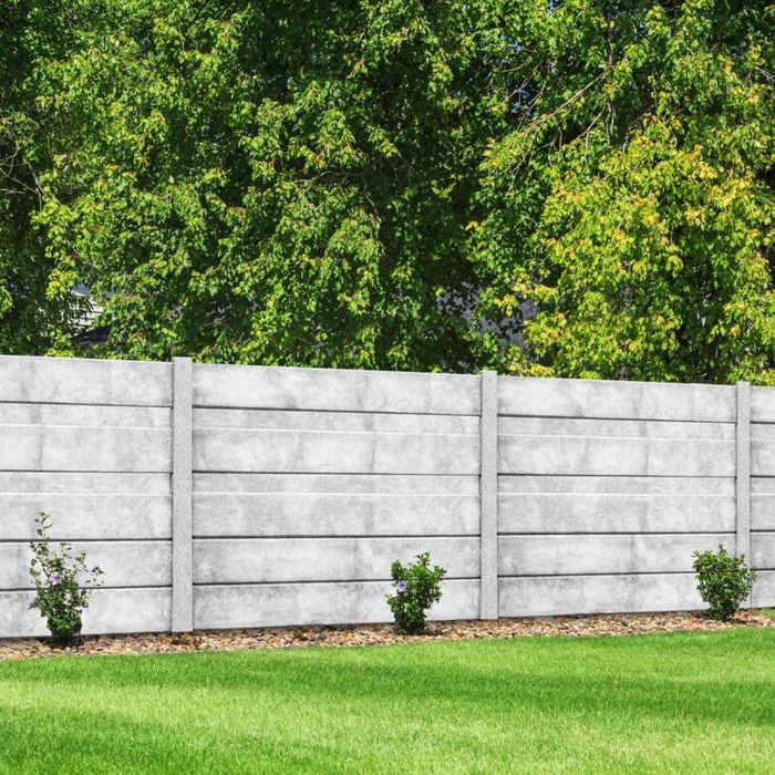 Płoty betonowe, ogrodzenie betonowe, płyty betonowe 50x200, 25x200