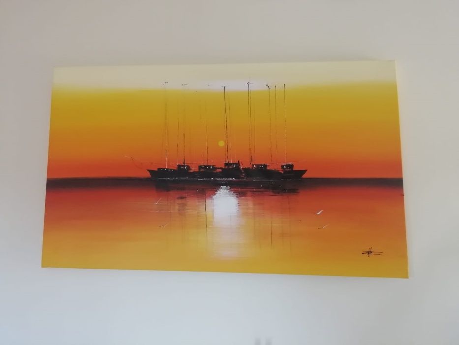 Quadro pintado à mão