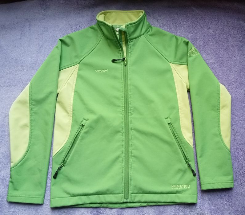 Kurtka Softshell Vaude, r. 152,  zielona, damska