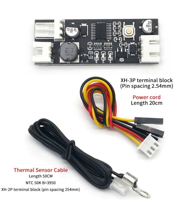 ШИМ регулятор швидкості обертання вентилятора