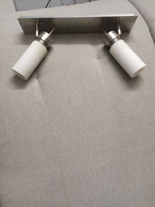Lampa sufitowa srebrna