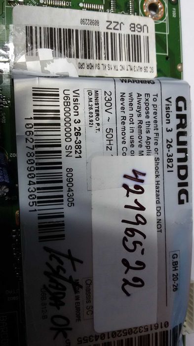 yca190r-3 tv grundig vision