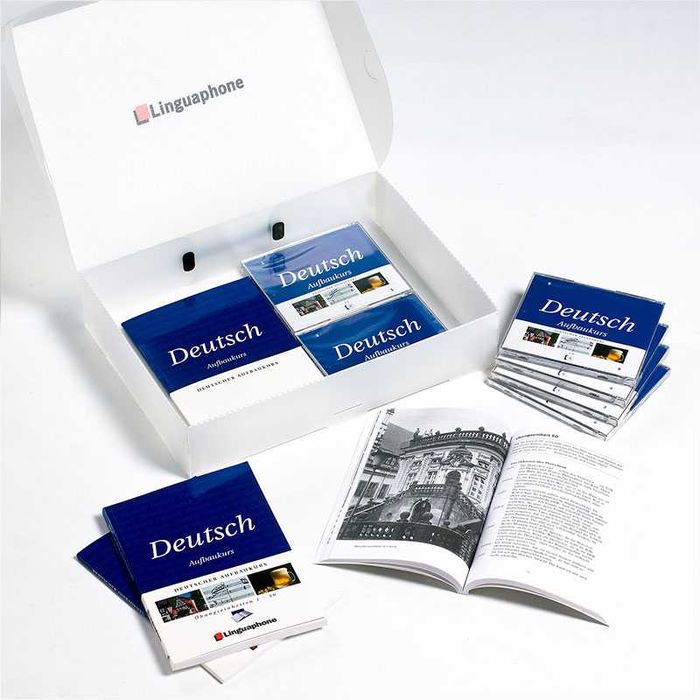 LINGUAPHONE: Cursos de línguas em estado novo - Alemão e Russo