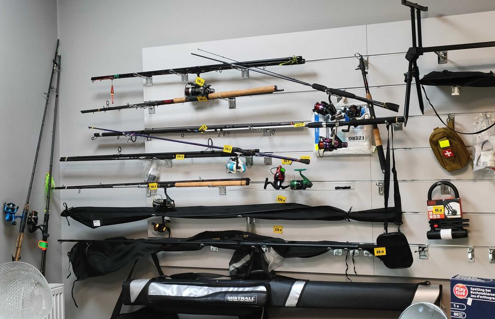 Duży wybór wędek i kołowrotków