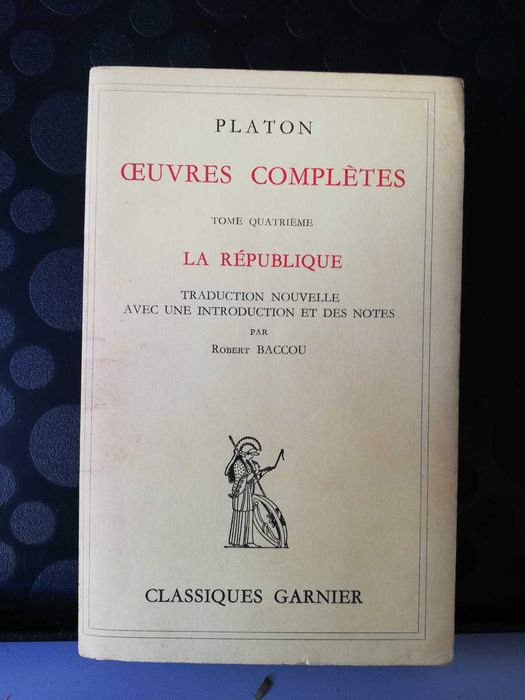 Oeuvres Complétes, La République, vol. 4 - Platon, Platão, c/ex-libris