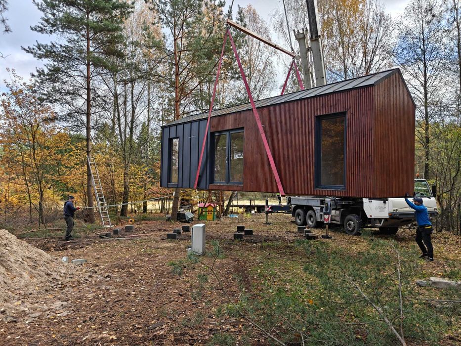 Domek mobilny całoroczny bez pozwolenia od producenta 35m2 stodoła