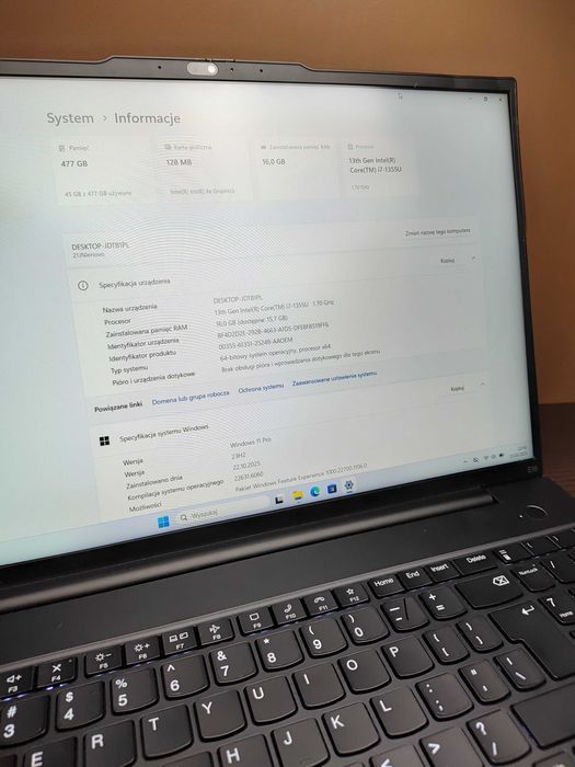 LAPTOP | Lenovo ThinkPad E16 G1 | i7-1335U | 16GB RAM | 512SSD | W11