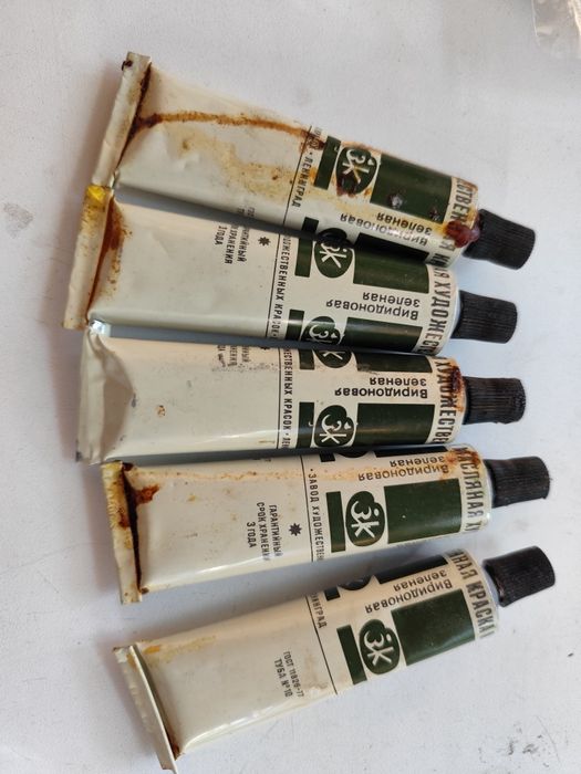 Краска масляная - масло льняное - ЗК Ленинград