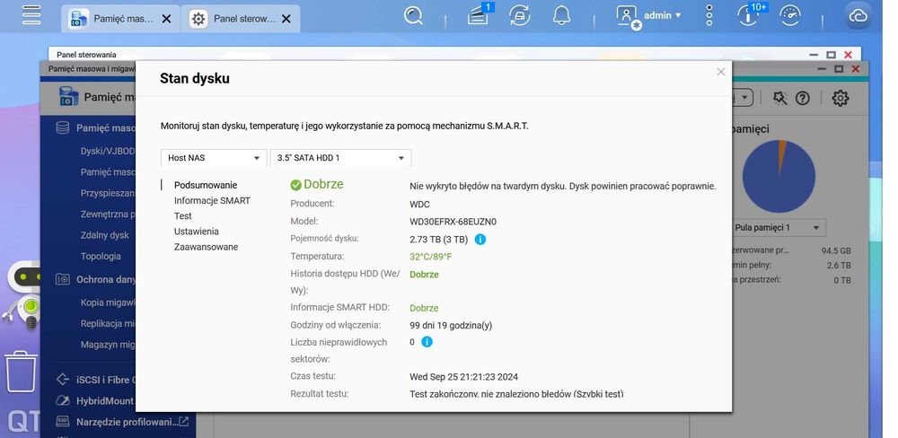 Serwer NAS QNAP TS-453 Pro + 2 x DYSK WD WD30EFRX 3TB WD Red 64MB