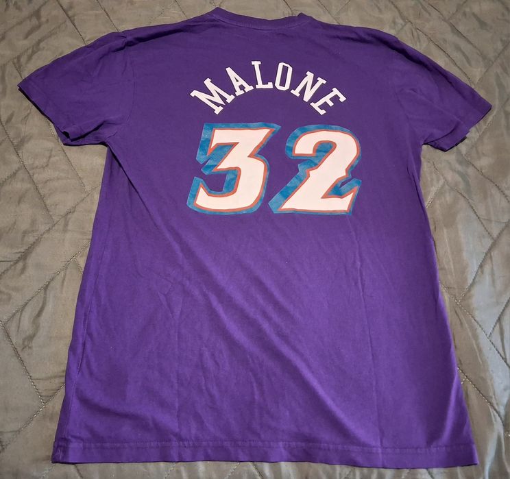 Karl Malone Utah Jazz koszulka NBA retro Mitchell and Ness
