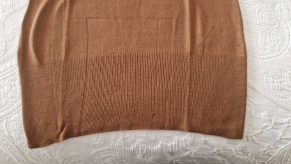 Camisola de Gola Alta, malha, Pull & Bear, tamanho L, nova