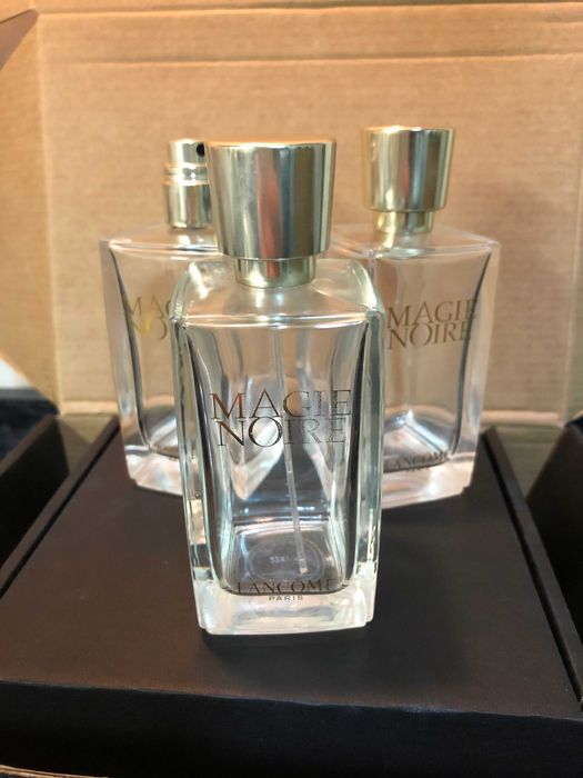 3 Frascos Magie Noire em vidro vazios