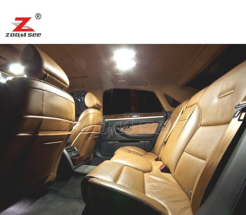 KIT COMPLETO DE 25 LÂMPADAS LED INTERIOR AUDI A8 S8 D3 2003-2009