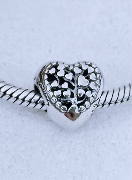 Charm's serce drzewko rodzinne s 925
