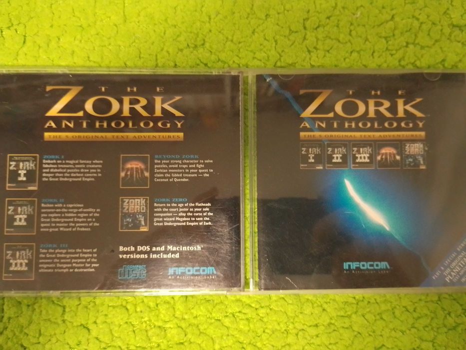 PC Zork Anthology zestaw 5 części gry Zork