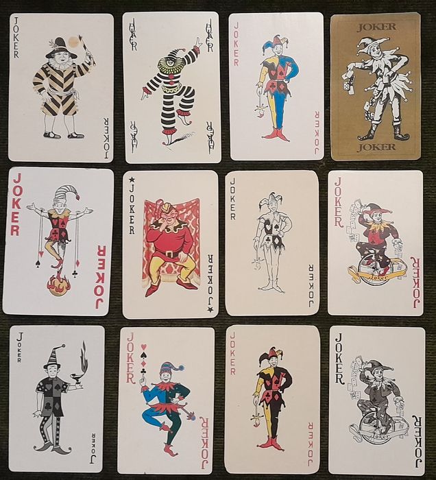 Cartas de joker coleção