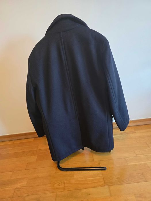 Vendo sobretudo azul-marinho Massimo Dutti,  tamanho L/40, bom estado