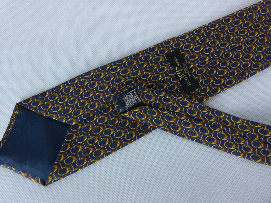St. Michael from Marks & Spencer jedwabny krawat silk jedwab