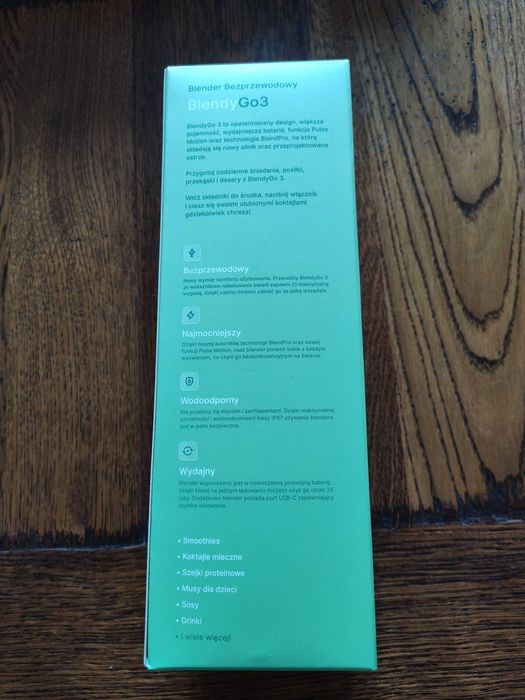 BlendyGo3 blender bezprzewodowy zielony