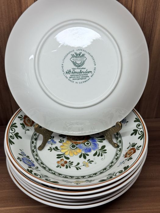Фарфоровый террен бульоница Villeroy Boch серия Amsterdam  GDR Германи