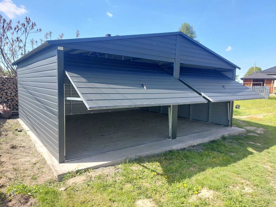 Garaże blaszane GARAŻ BLASZANY cała POLSKA szybki termin MOCNY blaszak