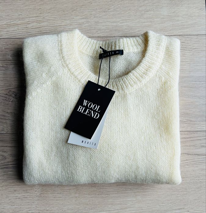 Sweter wełna, alpaka Mohito rozmiar XS
