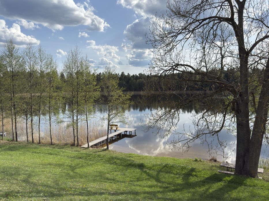 Domek nad jeziorem, balia, las, wakacje, klimatyzacja, wolne terminy