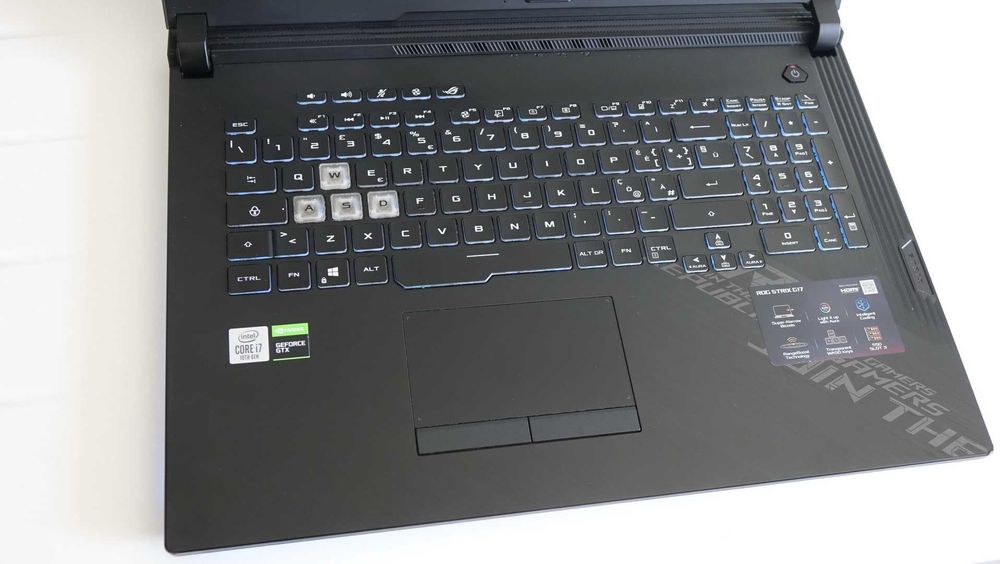 Мощный игровой ASUS ROG Strix G17 G712L 17.3 120Hz FHD iPS i7-10750H 16GB 512B GTX1660 Ti 6gb Win11