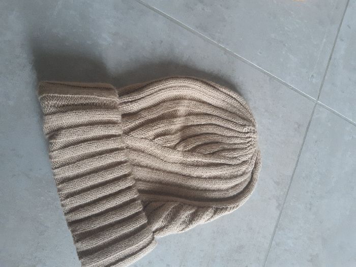 czapka zimowa z bawełny