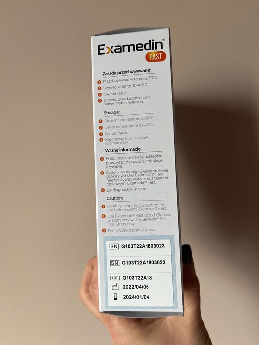 Glukometr EXAMEDIN nowy