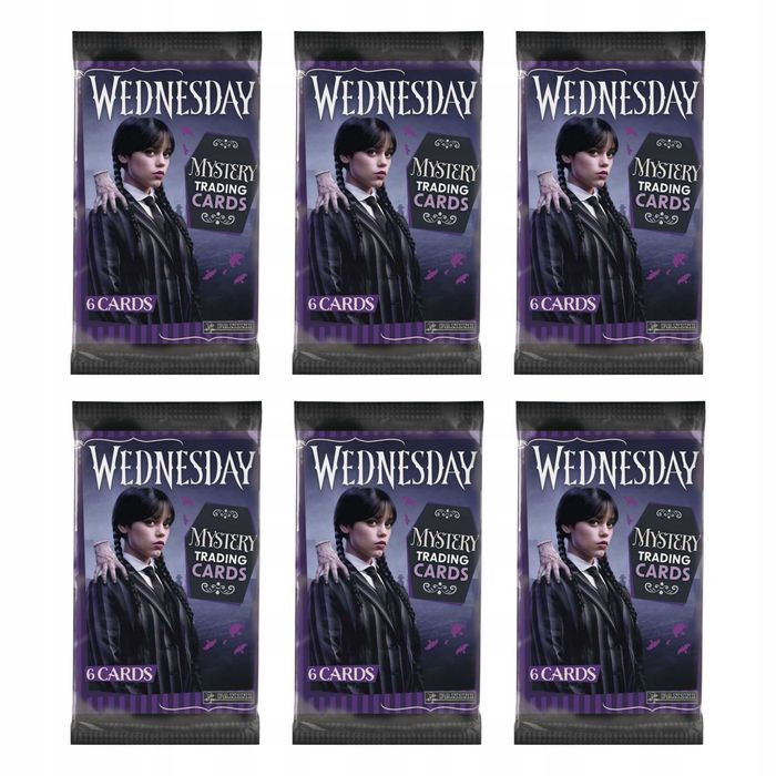 Karty Wednesday 2025 Panini do Albumu Saszetki 6 szt.