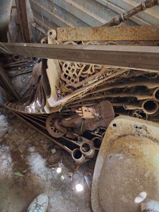 Escadas de ferro trabalhado antigas